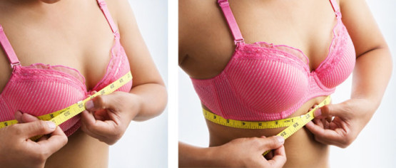 Измеряем размер груди