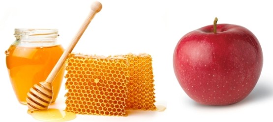 Мед и яблоко - маска для груди